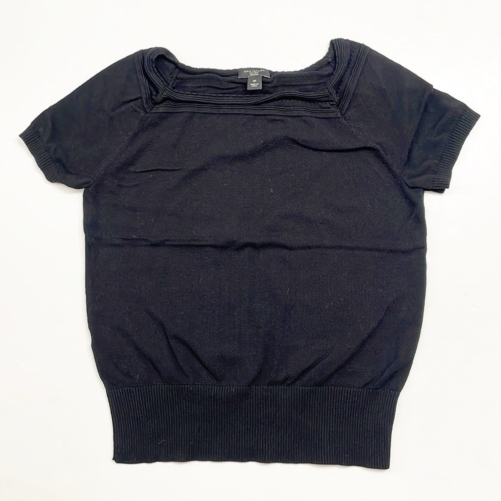 Ann Taylor Factory black knit top